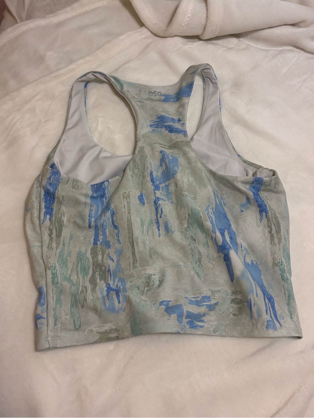 DSG Blue Abstract Racerback - Picture 3 of 3
